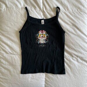 Americal Apparel Skull Tank Top (sz S)